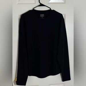 Guess Men's Black Long Sleeve Tee in Large